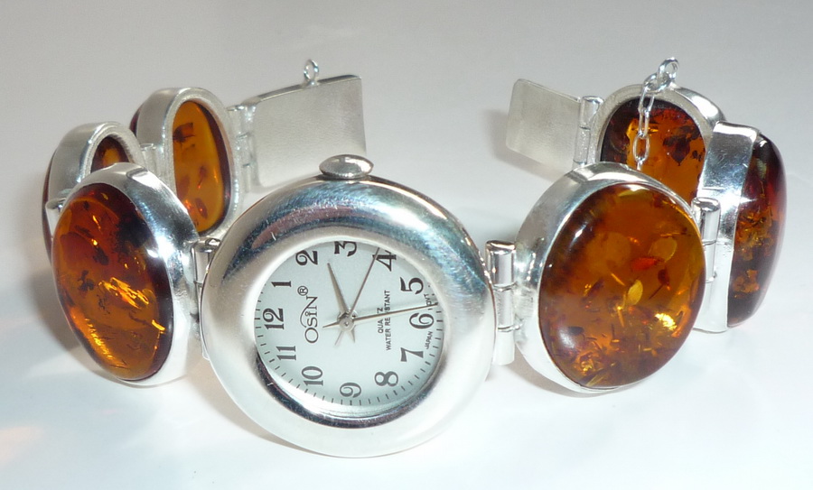 Bernstein Damen Armbanduhr