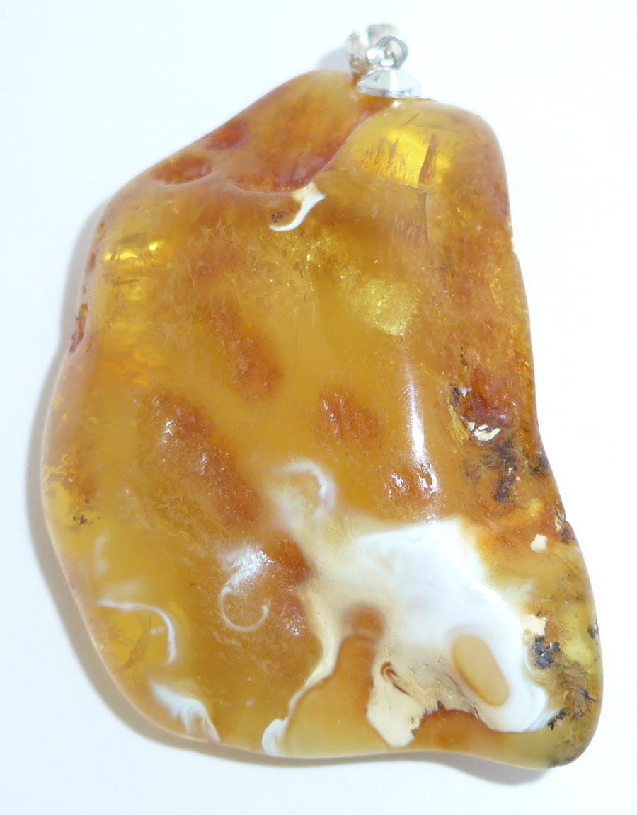 Bernstein Anhänger honiggelb