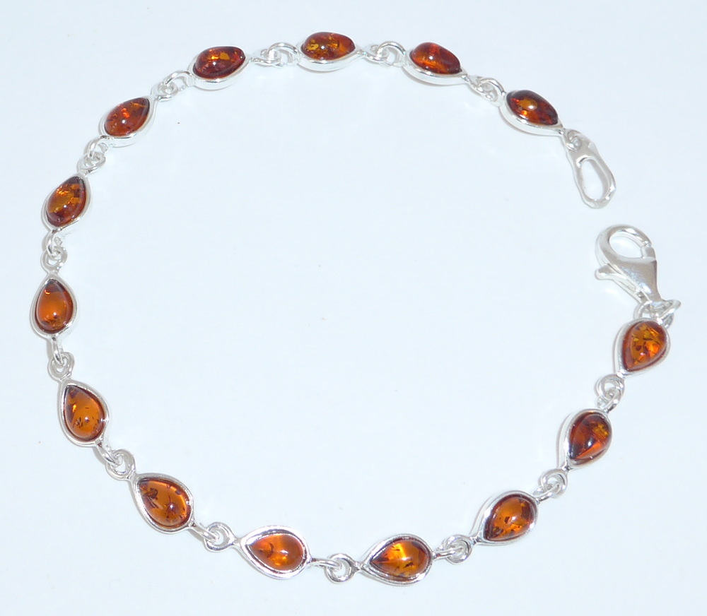 zierliches Echtbernstein Armband
