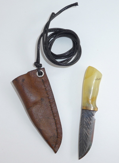 Bernstein Messer Handwerkskunst